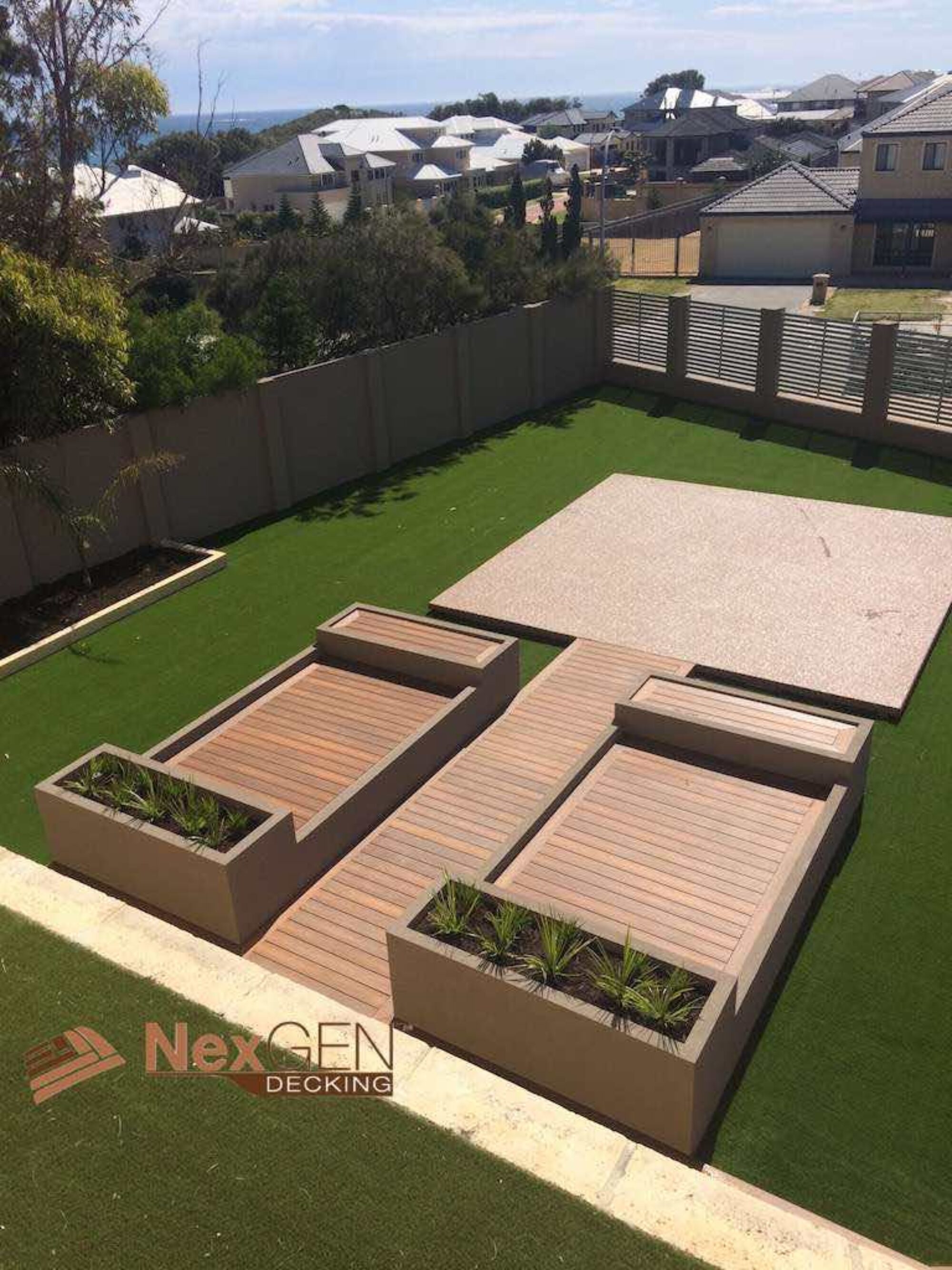 Enhance Your Deck with Built in Planter Boxes