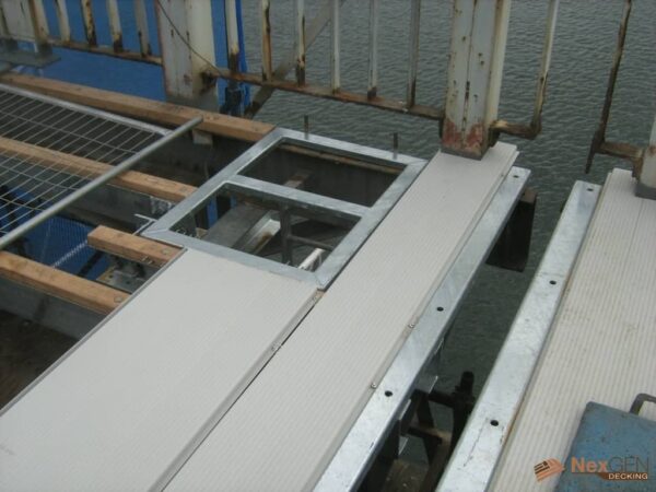 Waterproof Decking Installed on Drawbridge
